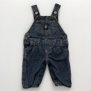 Oshkosh Lined Denim Overalls 3M Adjustable Snap Straps baby